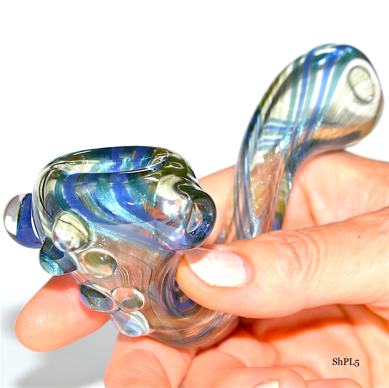 Fumed Sherlock Glass Pipe